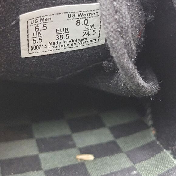 Vans x Harry Potter Slytherin Era In Green Black Sneaker Shoes Size 8 W 6.5 M - Picture 9 of 10